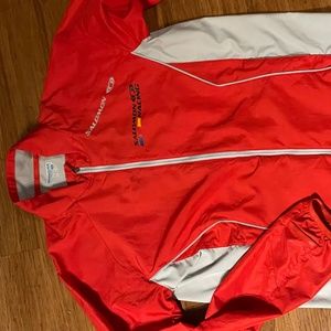 Men's M Salomon water resistant reflective run/bike light jacket